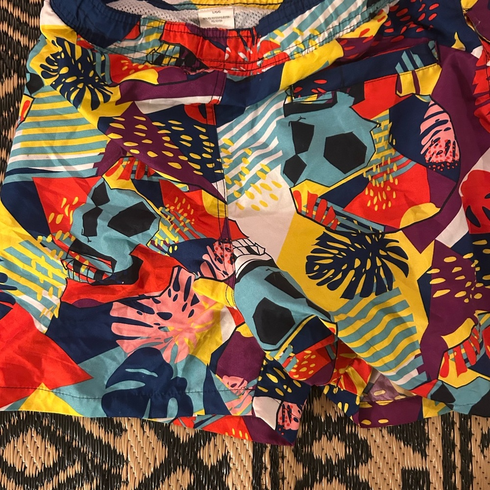 Vibrant Men's Swim Athletic Shorts